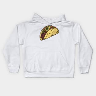 Drawing Tacos Kids Hoodie